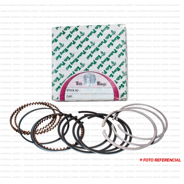 Anillos motor 0.50mm para chevrolet spark gt